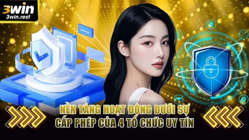 Nền tảng hoạt động dưới sự cấp phép của 4 tổ chức uy tín
