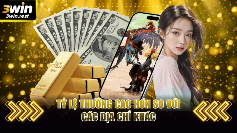 Tỷ lệ thưởng tại chuyên mục cao hơn so với các địa chỉ khác