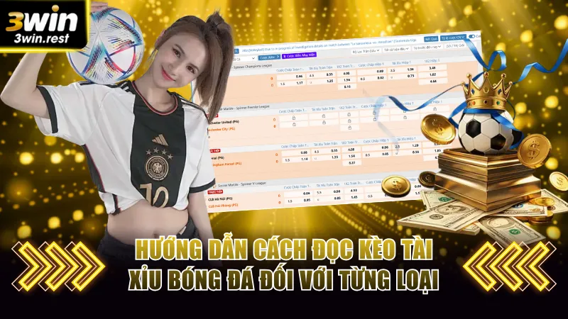 Hướng dẫn cách đọc kèo tài xỉu bóng đá đối với từng loại